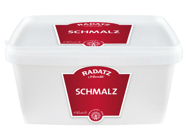Radatz Schweineschmalz im Becher