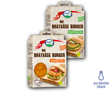 Fromage bio à pôeler pour burger ZÜGER FRISCHKÄSE