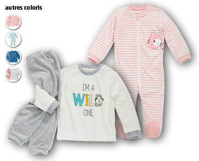Pyjama en éponge pour bébés IMPIDIMPI