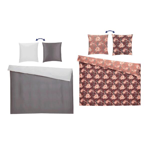 NOVITESSE(R) 				Housse de couette en satin de coton, 2 pers.