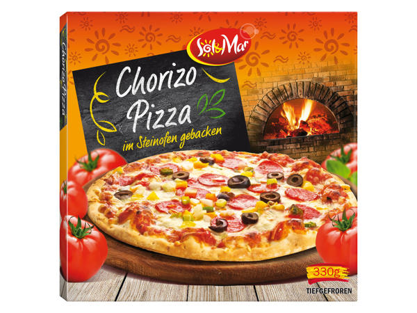 SOL & MAR Chorizo Pizza