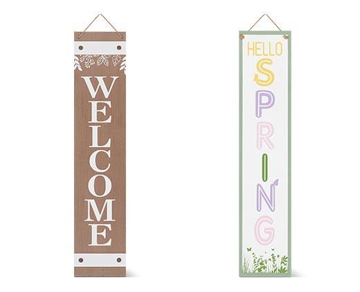 Huntington Home Spring Reversible Porch Sign
