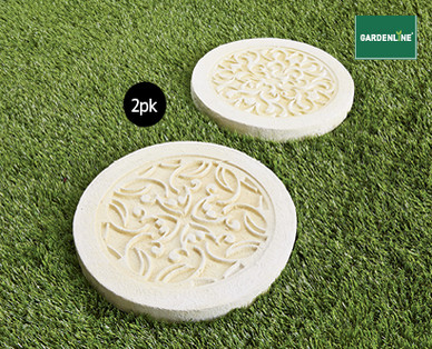 GARDEN STEPPING STONES 2PK