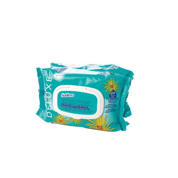 SUBLIMO(R) 				Papier toilette humide