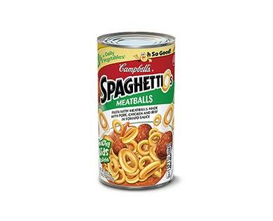Campbell's 
 SpaghettiO's with Meatballs