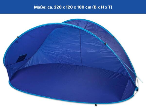 Pop-up-Strandmuschel