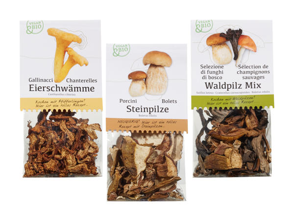 Champignons séchés bio