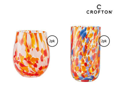 Glass Drinkware 2pk