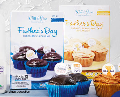 Father's Day Cupcake Kit 380g