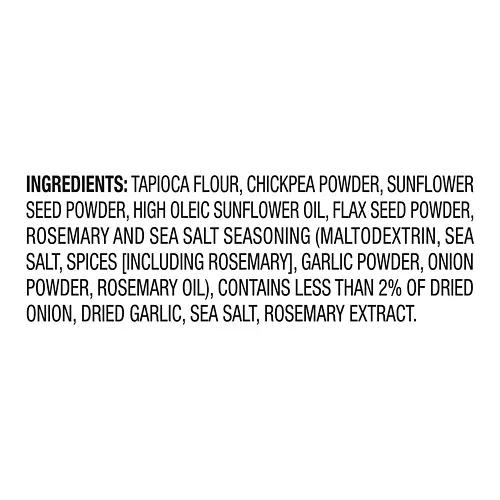 Rosemary Flavored Cassava & Chickpea Crackers, 4 oz