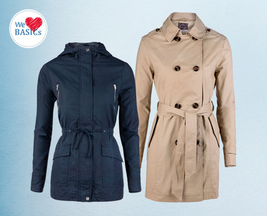 WE LOVE BASICS Damen-Trenchcoat/-Parka