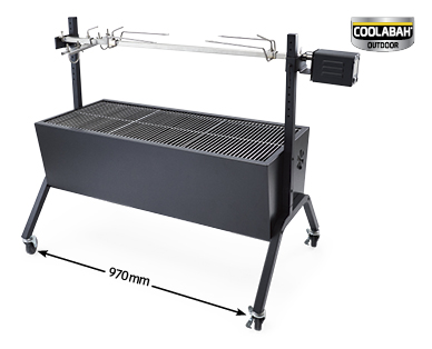 LARGE SPIT ROASTER AND BBQ