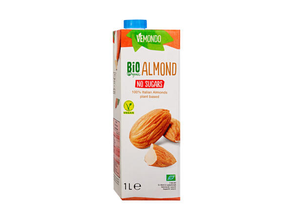 Lait d'amande bio sans sucre