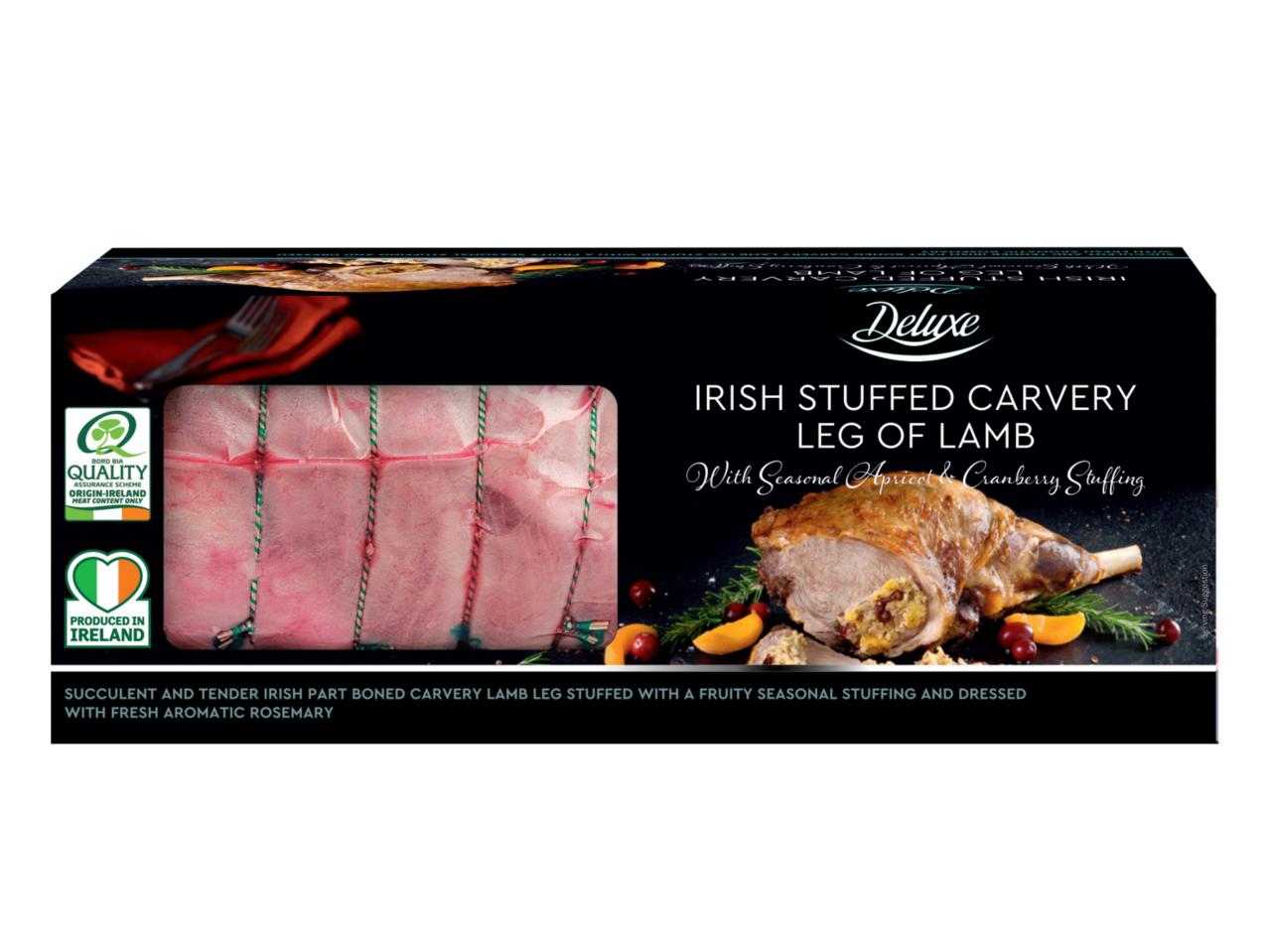 Fresh Irish Stuffed Carvery Lamb Leg