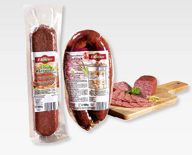 Rinderwurst-Sortiment