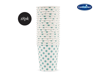 DISPOSABLE PAPER CUPS 18PK