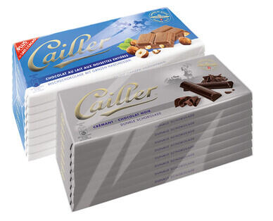CAILLER(R) 
 TAVOLETTE DI CIOCCOLATO