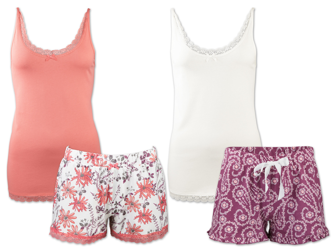 ESMARA LINGERIE(R) Damen Shorty-Pyjama1
