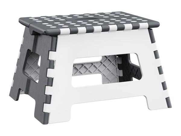 Livarno Home Grey Folding Step Stool