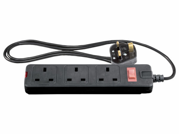 Parkside 3 Socket Extension Leads 2pk