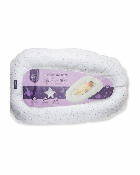 Clevamama Mint/Grey Snuggle Nest