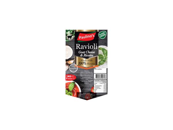 Foods premium goat cheese ravioli