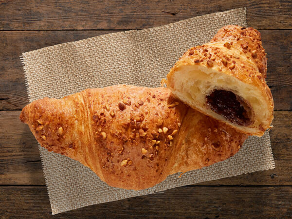 Croissant fourré au praliné noisette