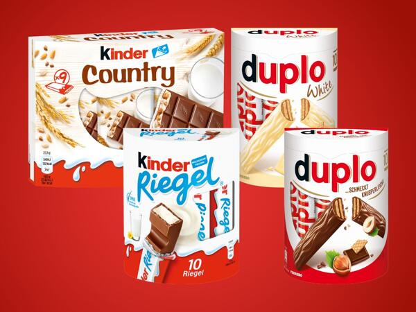 Riegel, Country oder Duplo