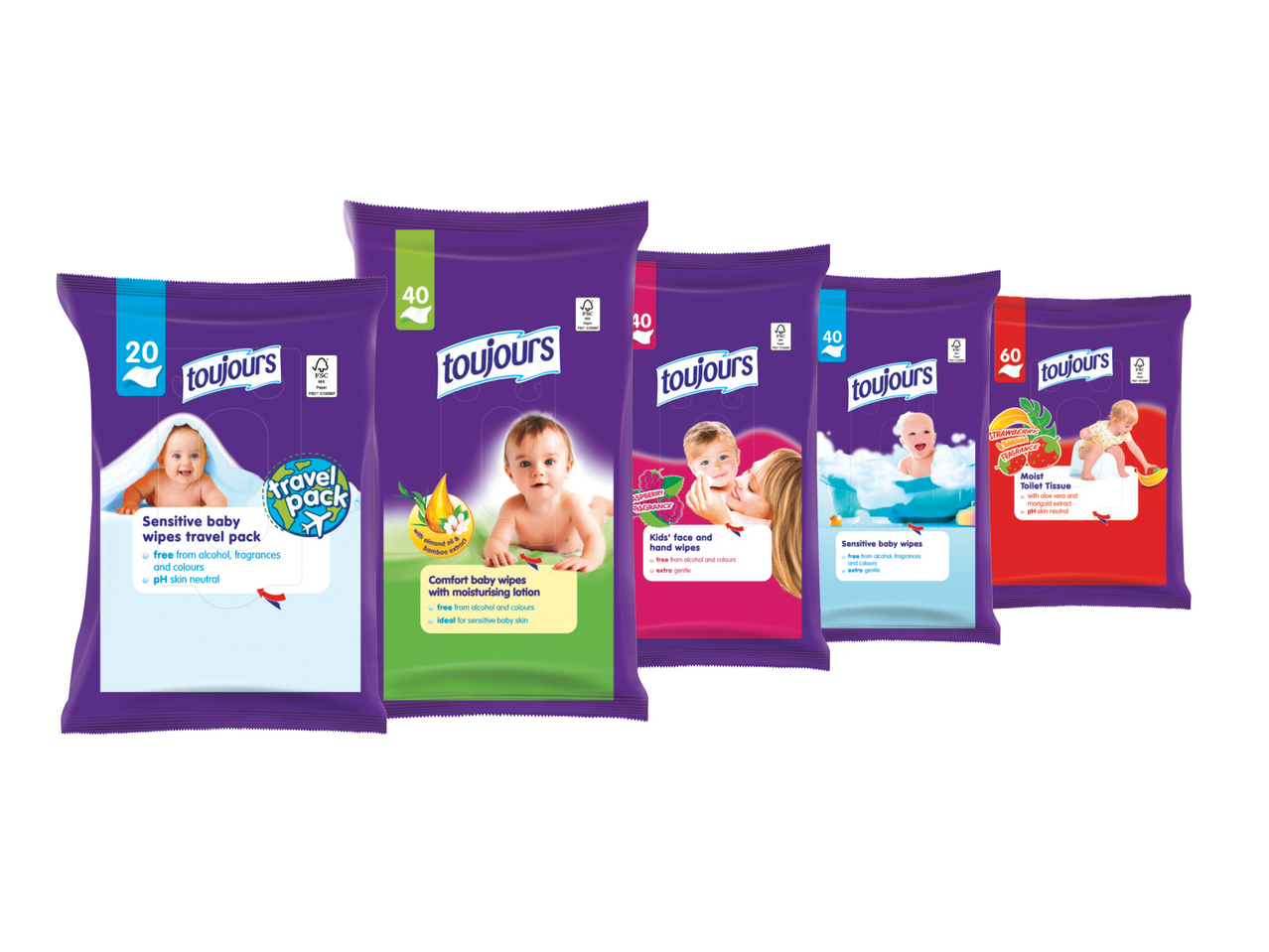 TOUJOURS(R) Baby Wipes