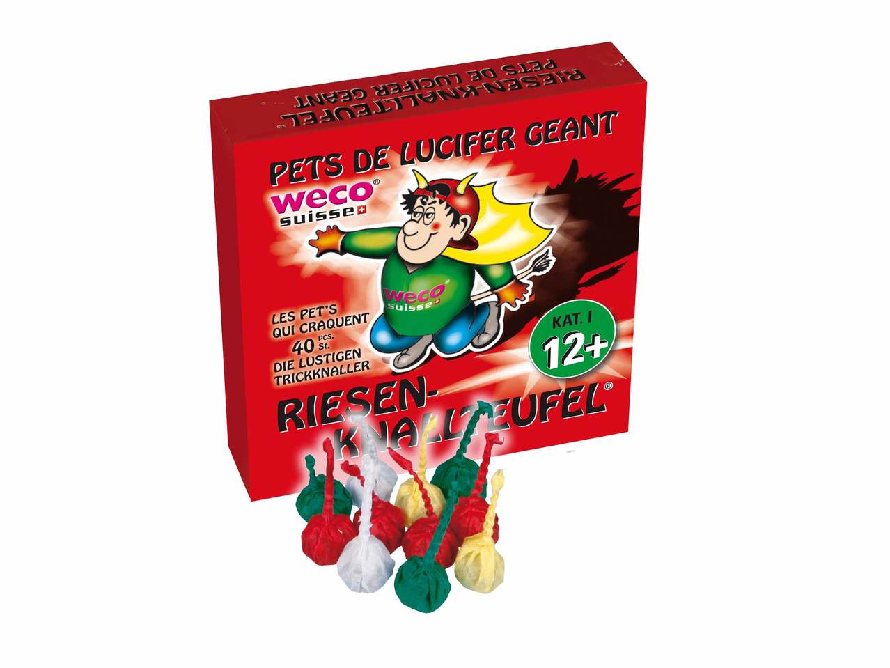 Pets de Lucifer géants, lot de 40