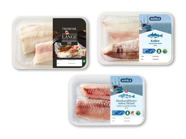 THORFISK/​HAVBLÅ Lange-, kuller- eller mørksejfileter