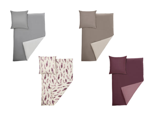 Parure de lit en satin microfibre