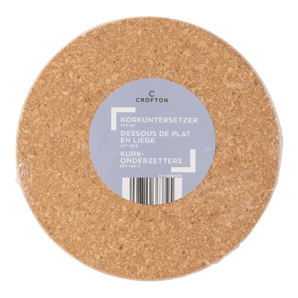 CROFTON(R) 				Sous-plat en liège, 2 pcs