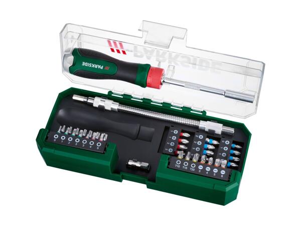 Ratchet Screwdriver & Bit Set