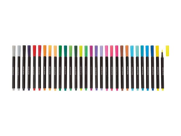 UNITED OFFICE(R) Mini brush-/​fineliner 30-pak
