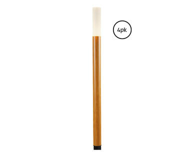 Solar Acrylic Path Lights 4pk