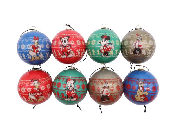Christmas Baubles Set "Marvel, Frozen, Mickey Mouse", 8 pieces
