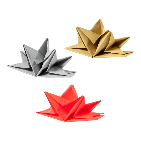 SUBLIMO(R) 				Serviettes pliées, 12 pcs