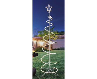 LED Solar Spiral Christmas Tree Light 1.8m