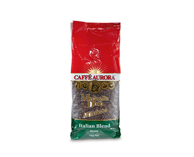 Caffé Aurora Ground Coffee or Beans 1kg