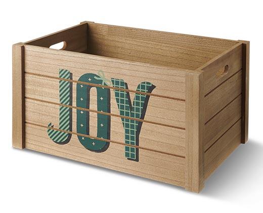 Huntington Home Winter Farmhouse Crate