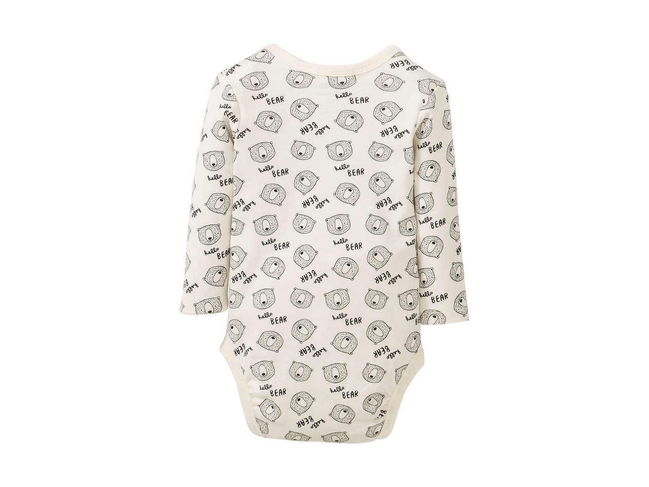 Lupilu Baby Boy's Long Sleeve Bodysuits1