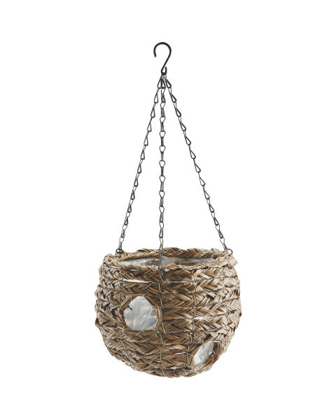 9" Dark Ball Hanging Basket