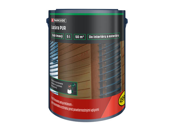 Parkside 5L PUR Permanent Wood Stain
