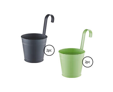 Metal Hanging Trough or Pots