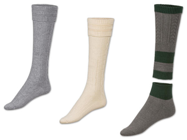 Herren Trachtenstutzen oder -socken mit Loferl