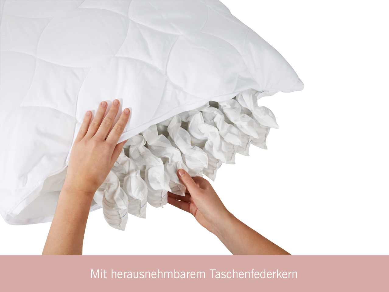 MERADISO(R) Taschenfederkern-Kopfpolster