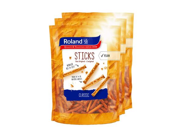 Sticks salés Roland, pack de 3