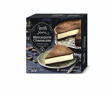 Specially Selected Mocha and Vanilla Bean Mascarpone Cheesecakes