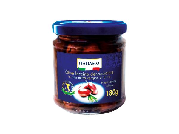 Leccino Olives in Olive Oil